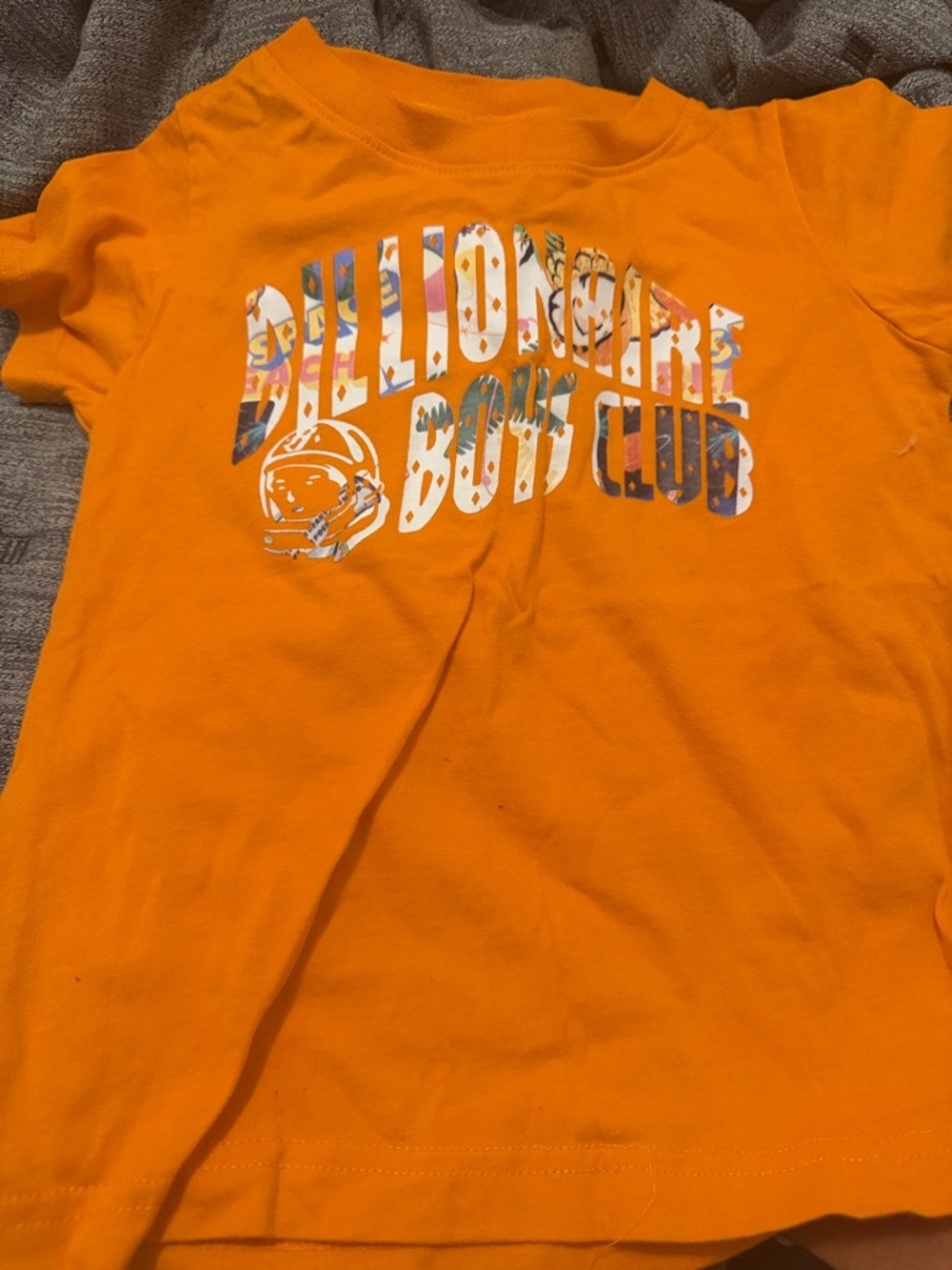 Billionaire Boys Club Orange Graphic Tee